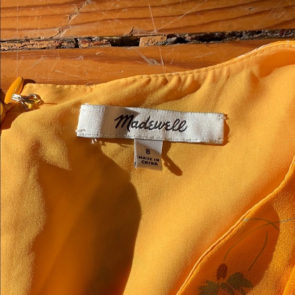 Madewell silk floral dress - Picture 2 of 3